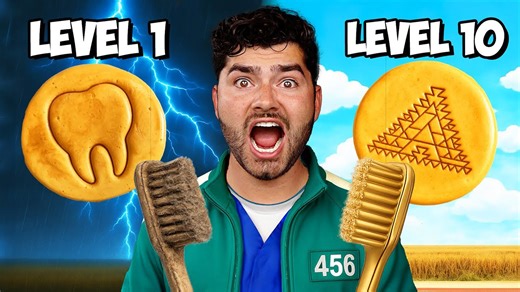 10 Levels of Squid Games Candy !?