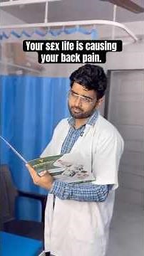 Your S£X life is causing your back pain.