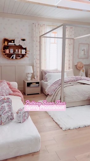 Fun Spring Photoshoot with Pottery Barn Teen and Hello Kitty