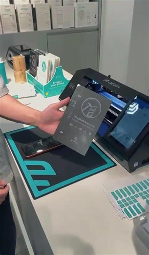 Still cutting screen protectors manually?