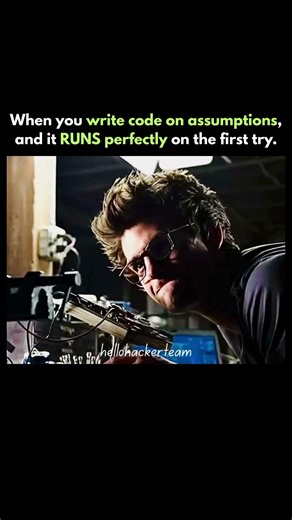 It worked. Don’t ask how #relatable #cybersec #hellohackerteam #shorts #cybersecurity #programming