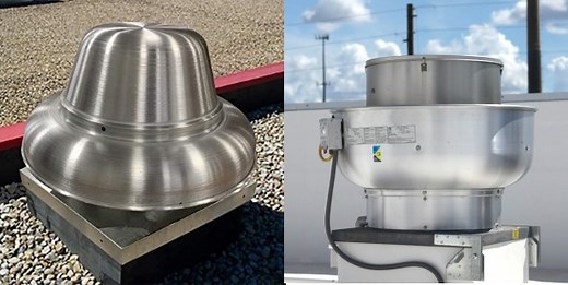 Difference Between Downblast & Upblast Exhaust Fan