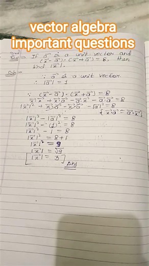class 12 vector algebra important questions for boards