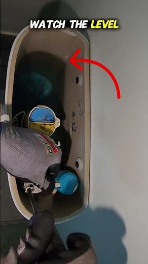 How to adjust toilet water level #diy #howto #repair