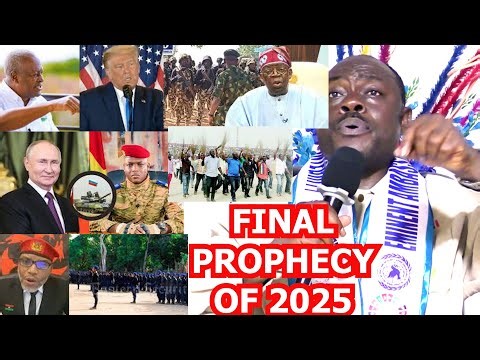 FINAL PROPHECY FOR #2025! MAJOR PROPHET POSSIBILITY TV.