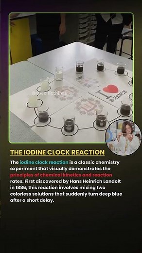 The Iodine Clock Reaction: Chemistry’s Most Dramatic Color Change Explained! #factshorts #experiment