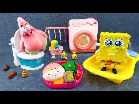 61 Minutes Satisfying Unboxing SpongeBob Patrick Toilet, Patrick Star Washing Machine Toys Review
