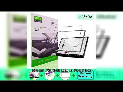 HD Matte Tempered Glass Screen Protector For Tesla New Model Y Juniper Launch 2025 Model 3 Highland
