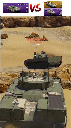 1 VS 2 with BMD-4M #warthunder #warthundermobile