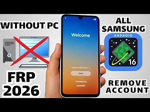 NEW METHOD Without PC Samsung FRP Bypass Android 16 - 2026