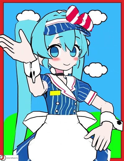 Pure Miku Mesmerizer Swap Switching Between Personality Trick (MMD Short Video)