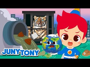 Let’s Protect the Earth 🌎🐯💧 | Earth Day Compilation | Environment Song for Kids | JunyTony