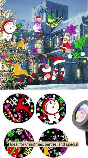 Snowflake Projector Christmas Party Light