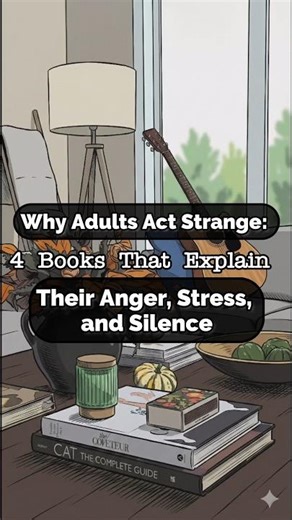 Why Adults Act Strange: 4 Books That Explain Their Anger, Stress, and Silence. 🤔🤔🤔