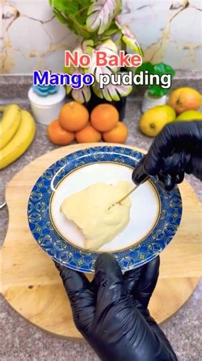 No Sugar Mango Bread Pudding Recipe | Super Creamy Mango Delight | Easy 10-Minute Dessert #shorts