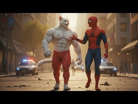 Joker vs The Baby Kitten and Spider-Man: A Revenge Story” | AI Cat Story