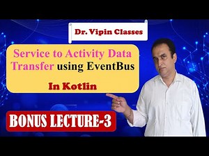 Service to Activity Data Transfer using EventBus