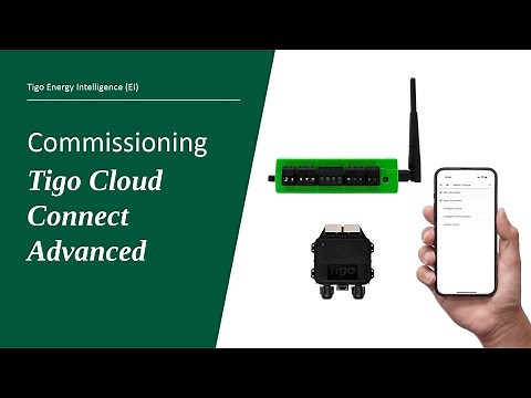 Commissioning the Tigo Cloud Connect Advanced