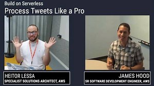 Curious how to analyze a stream of tweets & perform sentiment analysis using AWS Lambda? Join AWS Solutions Architect, Heitor Lessa on the live coding series, Build on Serverless: https://amzn.to/2JPgs2O | Amazon Web Services