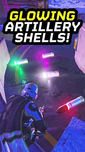 Mod Showcase: Glowing SEAF Artillery Shells #helldivers #helldivers2 #gaming #lore
