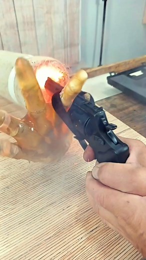 Revolver vs. Hand | You shouldn't do it like that! #shorts