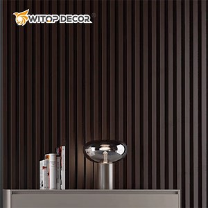 [Hot Item] Multi Color Indoor Decorative WPC Wall Boards Fluted Interior Wall Panel