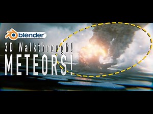 Meteor Scene in Blender: 3D Walkthrough ft. KHAOS (Tutorial Out Now!)