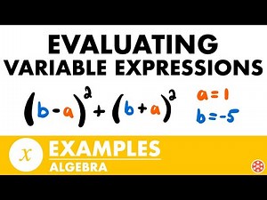Evaluating Variable Expressions Examples | Algebra - JK Math