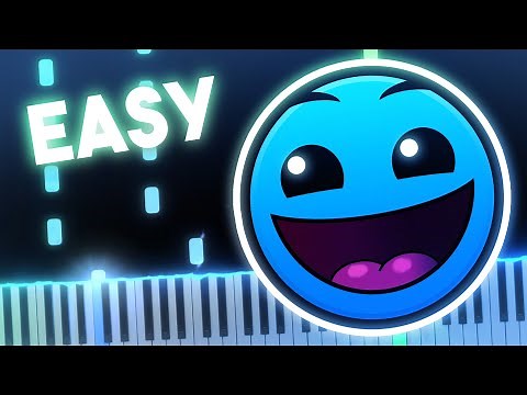 Stereo Madness - Forever Bound (Geometry Dash lvl 1) | EASY Piano Tutorial