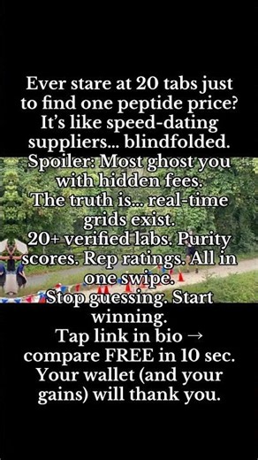 Ever stare at 20 tabs just to find one peptide price?