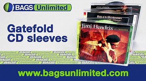 Too many CD's and not enough space? Our Gatefold CD Sleeves may be the space saving solution you've been looking for. Order yours here! https://tinyurl.com/y8at2vw7 | Bags Unlimited Collection Protection Supplies