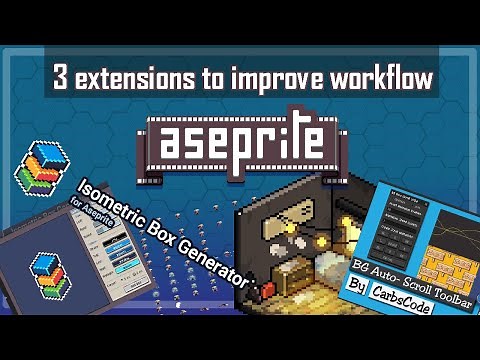 Three ASEPRITE extensions you MUST have!