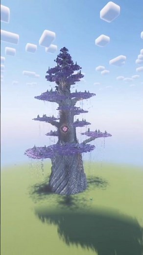 Minecraft AlienBig Tree build #minecraft #shorts
