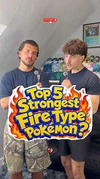 Ranking the 5 Strongest Fire-Type Pokémon Is IMPOSSIBLE! 🔥 #pokemon #pokemoncommunity #quiz #fypシ