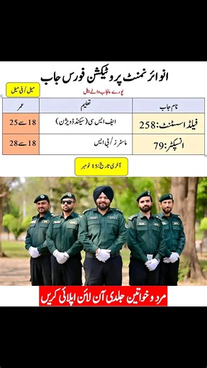 11K views · 79 reactions | Environment Protection Force EPF Jobs | Latest Jobs 2025 | Facebook