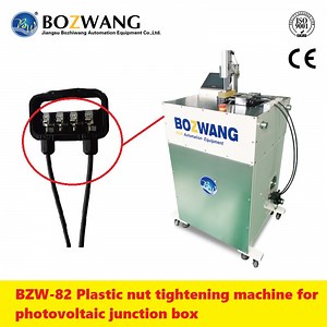 [Hot Item] Bzw-82 Semi-Automatic PV Junction Box Connector Plastic Nut Tightening Machine