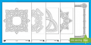 Catholic Create Your Own Celtic Blessing Activity Sheet