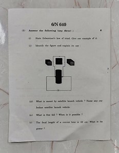 Science Part 1Question Paper 2024..