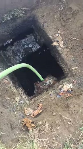 Hydro jet cleaning a sewer line. Brute model from Northwest Jetters, Great machine