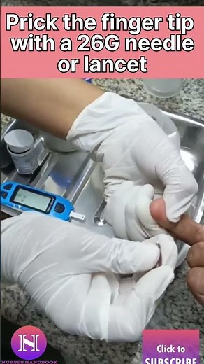 HOW TO CHECK RANDOM BLOOD SUGAR (RBS)