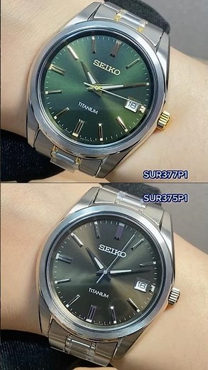 SEIKO 40.2mm 鈦金屬手錶SUR377P1/SUR375P1