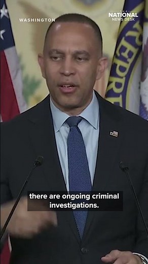 Jeffries calls SEXUAL ASSAULT accusations against SWALWELL ‘SHOCKING’