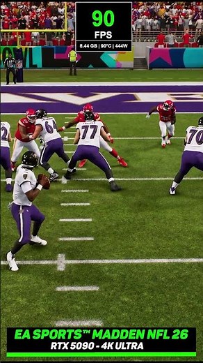 RTX 5090 Madden NFL 26 4K - Is This Even Real? #RTX5090 #4KGaming