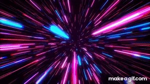 Fast Moving Red And Blue Laser Lights Background Video For TikTok on Make a GIF