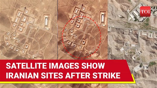 Satellite Images Show Aftermath Of Israel Strike On Iran Bases And Other Sites