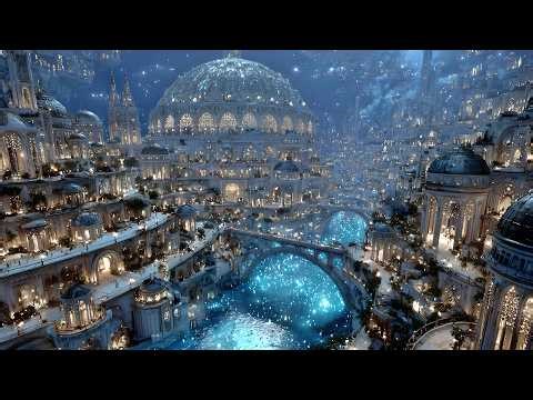 Journey Through Unseen Fantasy Cities | 4K Crystalline Palaces, Starry Architecture & Ethereal Light