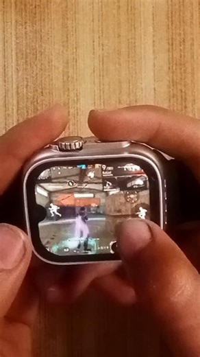 s9 ultra smartwatch ⚡ Android 🔥 Handcam freefire 😀 game play #shorts #watch #trending