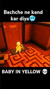 Pickman's madness baby in yellow ☠️ #shorts #babyinyellowblackcat #babyinyellowgameplay