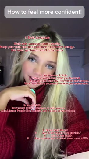 How to feel more confident!❤️‍🩹. #viral #relatable