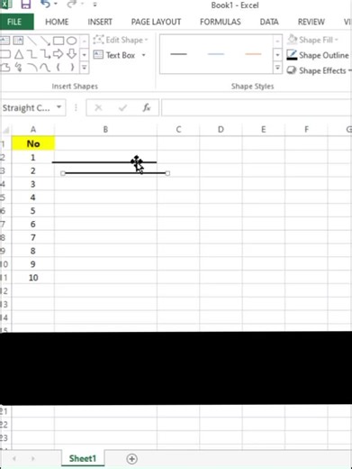Excel မှာ စာသားရေးလိုက်ရုံနဲ့ auto မျဉ်းဆွဲနည်း📊 #excelline#exceltips #computer #uniquecomputercenter #foryou